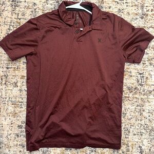 Hurley Men's Maroon Polo Shirt